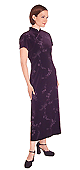 Printed Velvet Dress