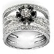 Black Dahlia Diamond Ring